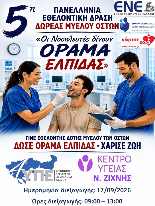 ΑΦΙΣΑ ΜΥΕΛΟΣ ΚΥ Ν. ΖΙΧΝΗΣ 2026